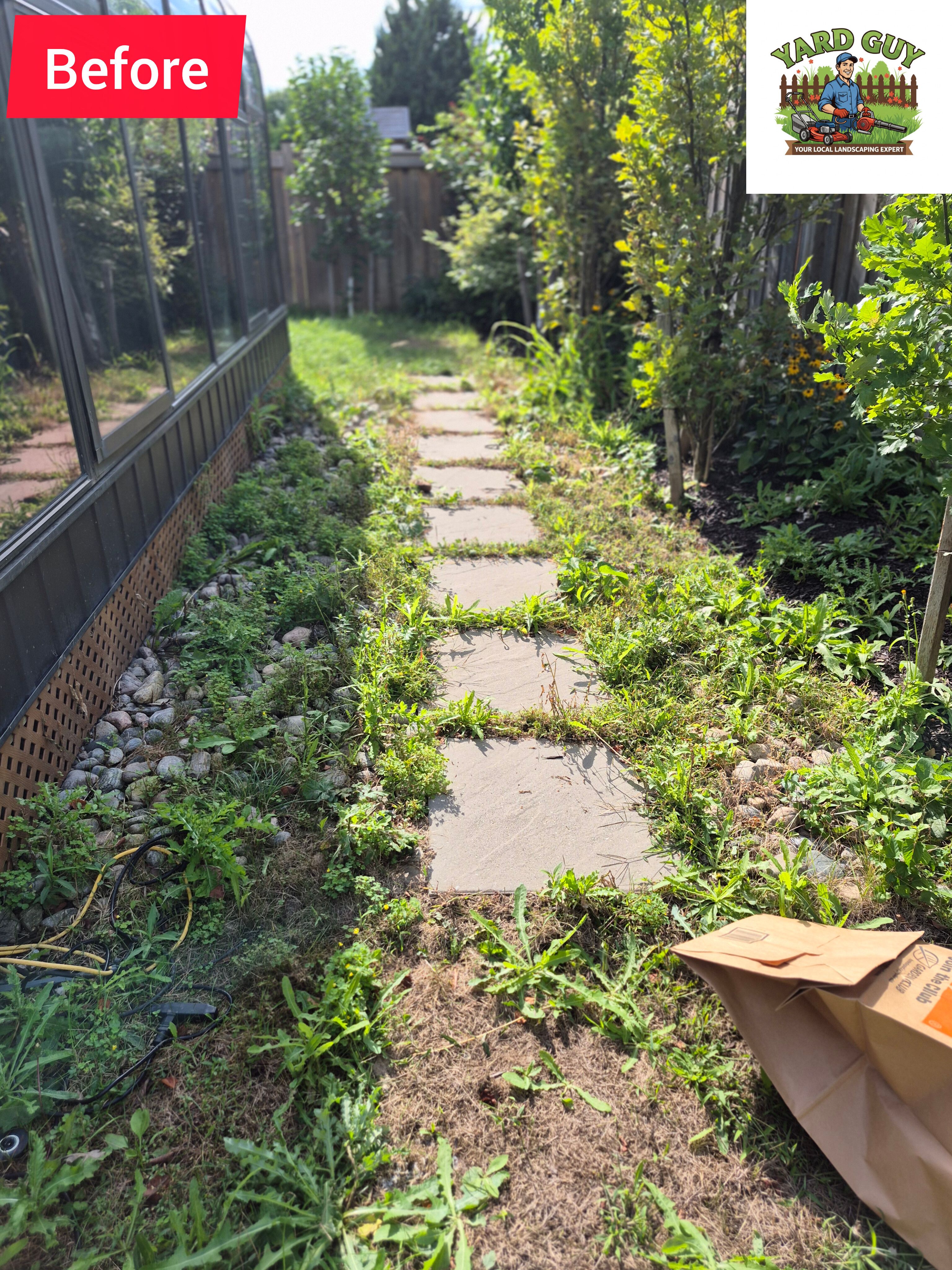 Before Image of project