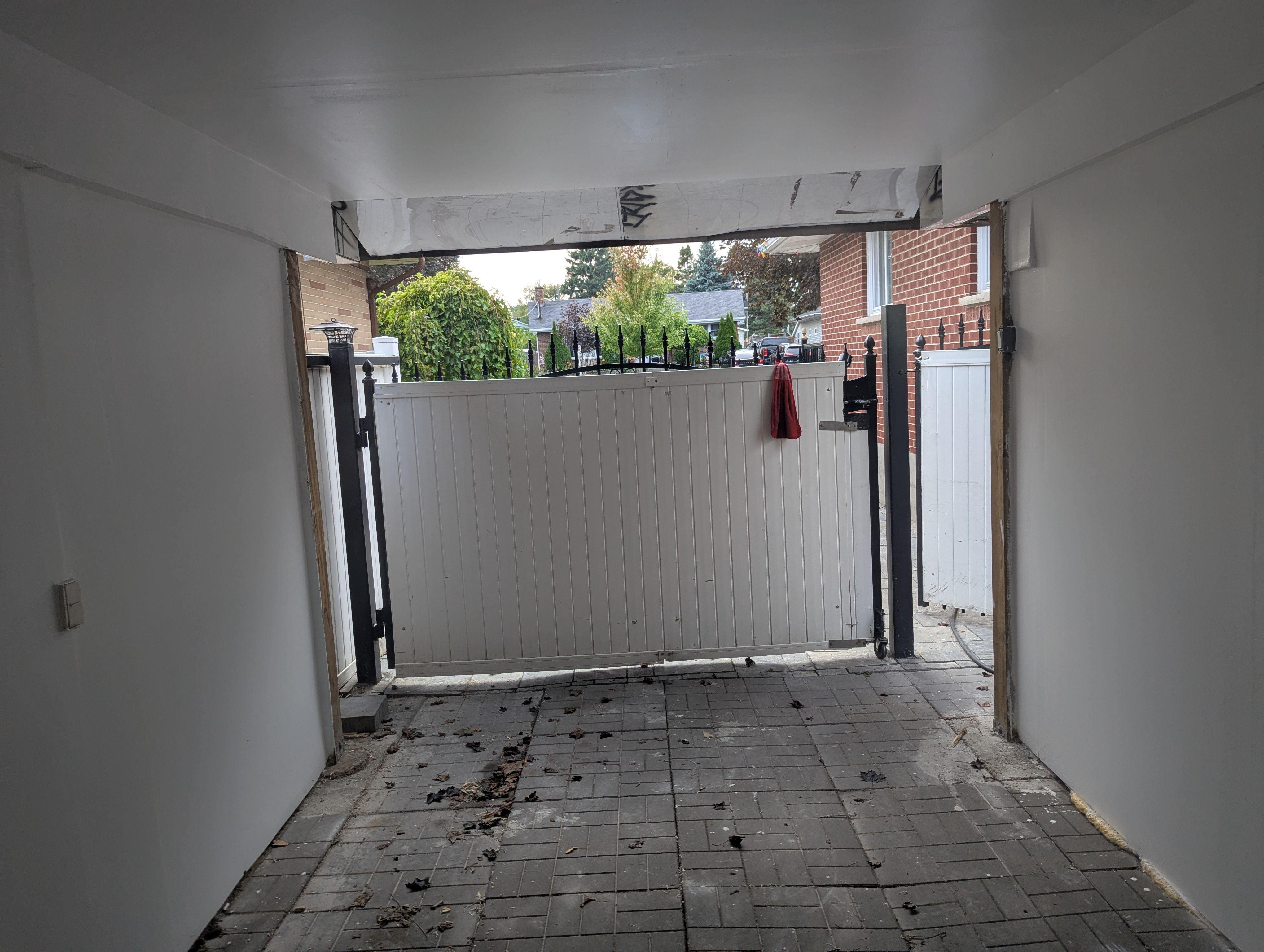 Before Image of project