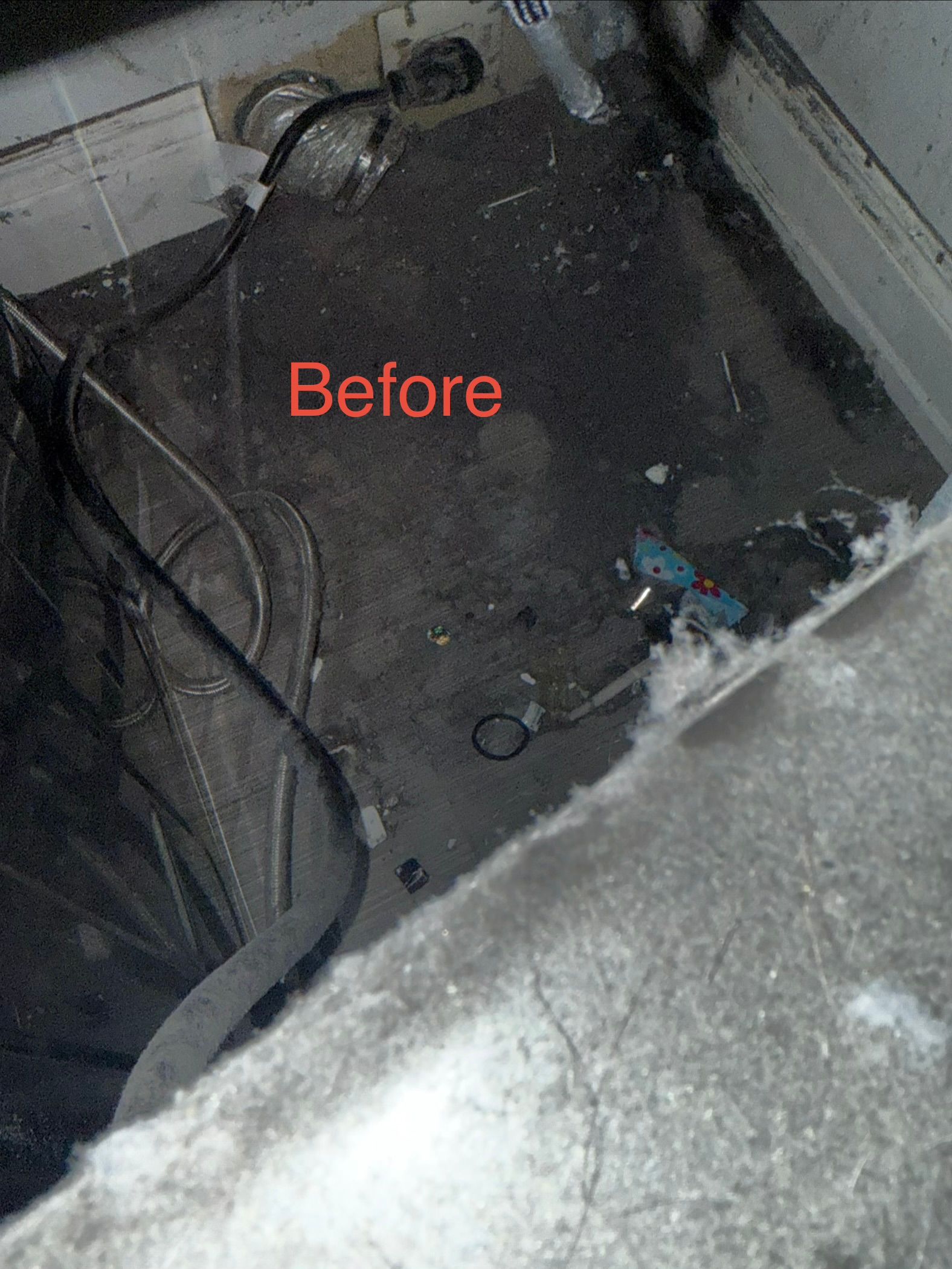 Before Image of project