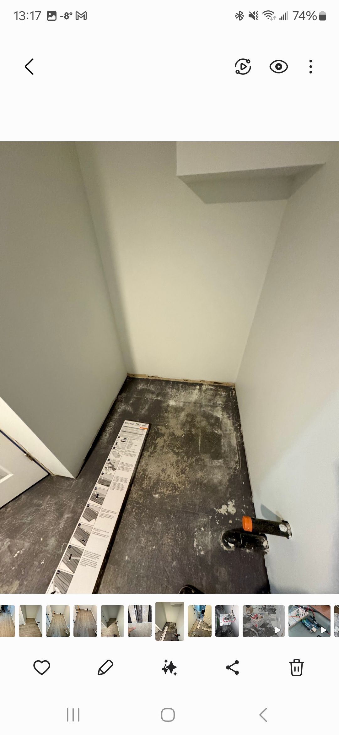 Before Image of project