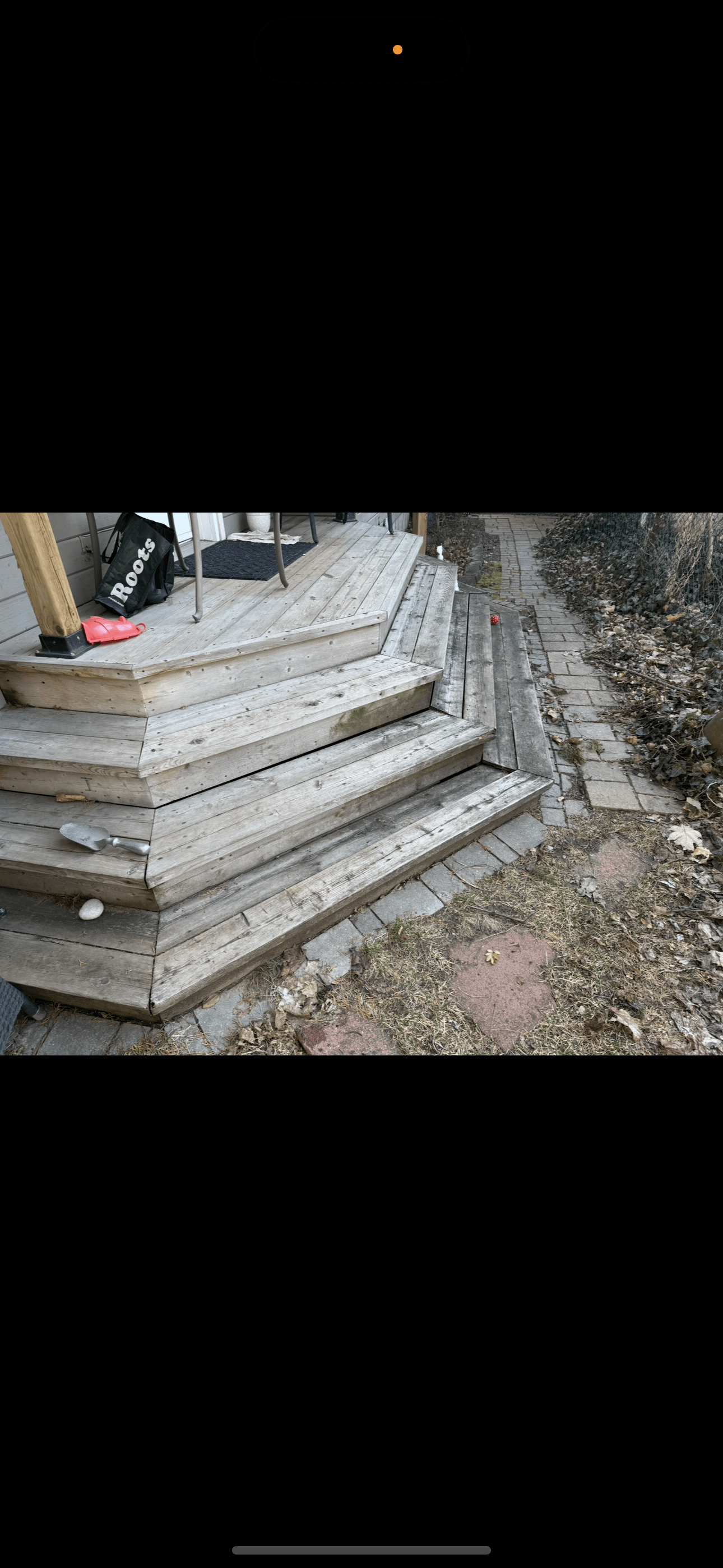 Before Image of project